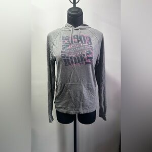 Harley-Davidson Gray and Pink Women's Hoodie